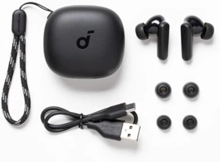 سماعات Soundcore R50i هي سماعات أذن لاسلكية (TWS) من أنكر تتميز بصوت جهوري قوي بفضل مشغلات 10 مم، وتوفر اتصال بلوتوث 5.3، عمر بطارية يصل إلى 30 ساعة، ومقاومة للماء IPX5