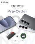 انفنيكس هاتف ذكي هوت 60 برو بشاشة 6.78 انش FHD + 120Hz • ذاكرة RAM 8GB + تخزين 256GB • كاميرا 50MP • بطارية 5000mAh • • مع شاحن